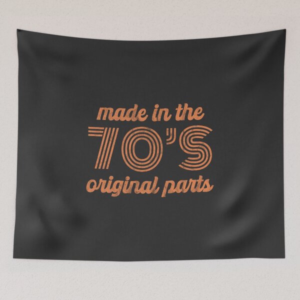 Item preview, Made in the 70s Original Parts Vintage 1970s Birthday Retro Gift #2 designed and sold by SalahBlt.