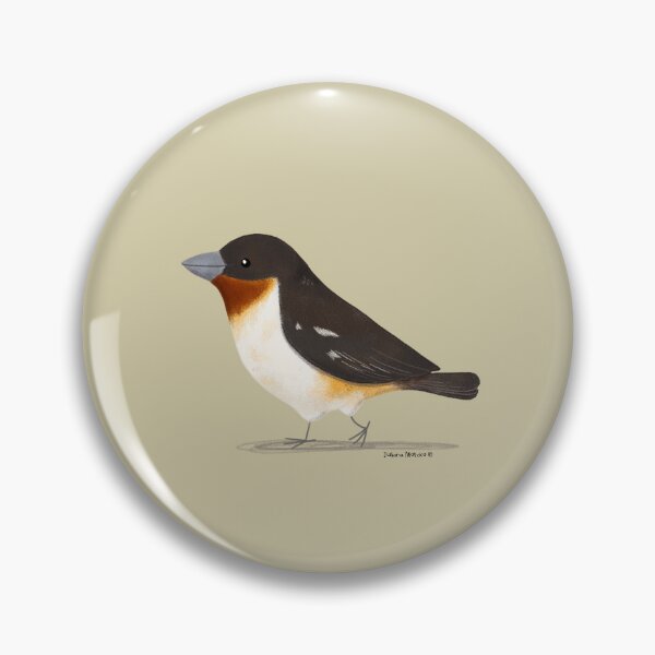 Item preview, White Rumped Tanager Bird designed and sold by julianamotzko.