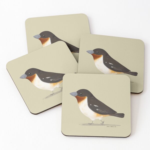 Item preview, White Rumped Tanager Bird designed and sold by julianamotzko.