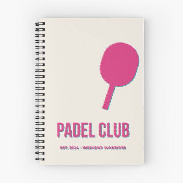 Item preview, Padel Club Riso Print Racket Design designed and sold by CourtCultureHQ.