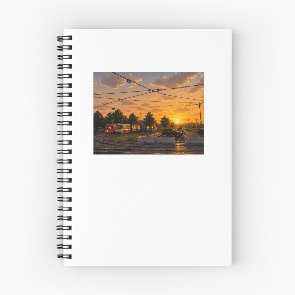 Item preview, Trams Beneath a Burning Sunset designed and sold by MATTPulse.