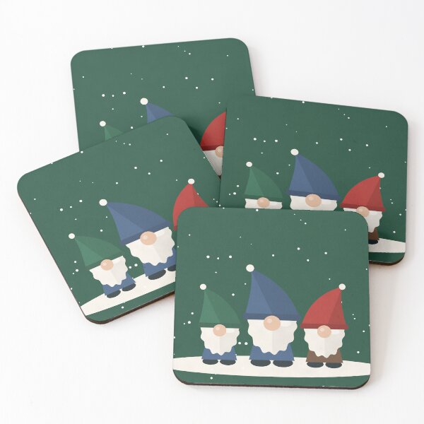 Item preview, Buon Natale Three Christmas Gnomes designed and sold by ChromaLens.