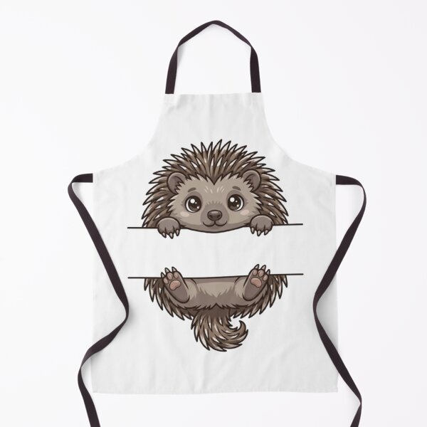 Item preview, Cute Hedgehog Peeking - Kawaii Spiky Pet Monogram designed and sold by PetalsPaws.