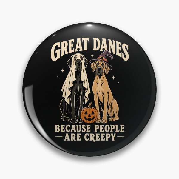 Item preview, Great Dane Because People Are Creepy Funny Halloween Dog designed and sold by Kladhadredo.