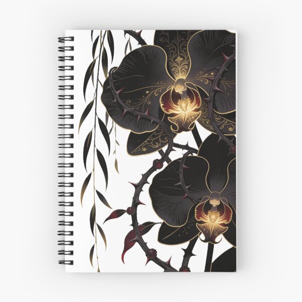 Item preview, Dark Underworld Orchid - Mythcore Aesthetic Luxury Floral Art designed and sold by GodsMonsterss.