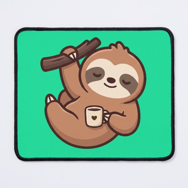 Item preview, Sleepy Sloth with Coffee designed and sold by Rariks.