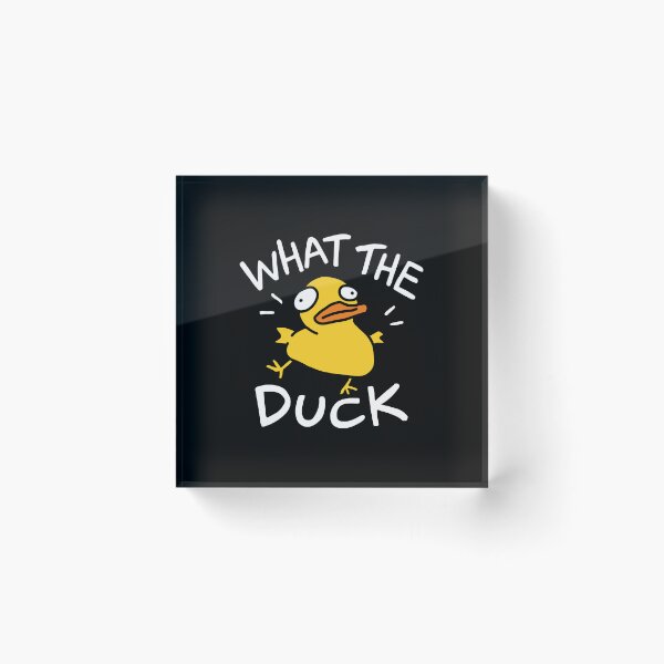 Item preview, What The Duck Funny Quack  designed and sold by NQArtist.