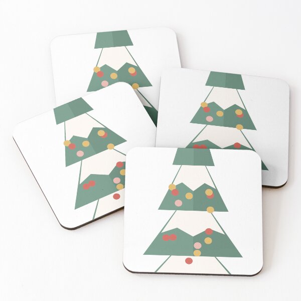 Item preview, Mid Century Christmas Tree Sticker designed and sold by ChromaLens.