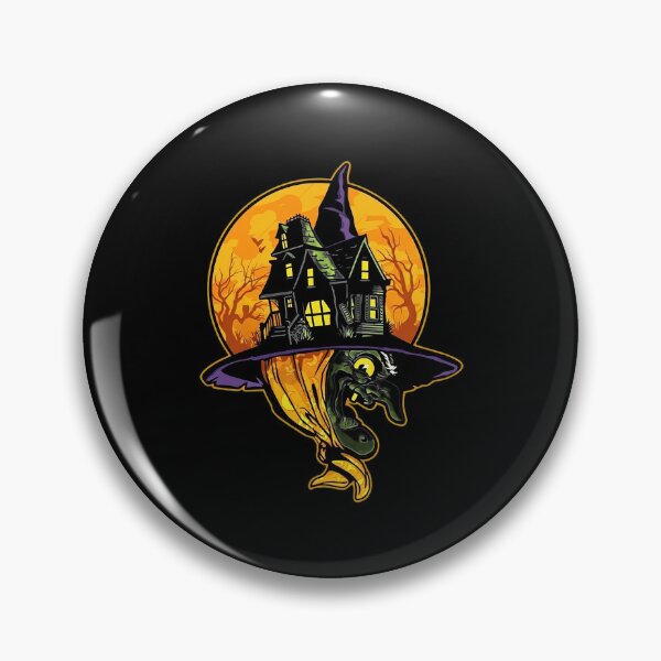 Item preview, Witch Flying Moon Halloween designed and sold by Slavi-ART.