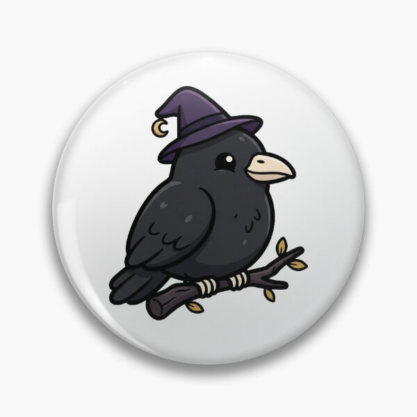 Item preview, Raven in a Witch Hat designed and sold by Rariks.