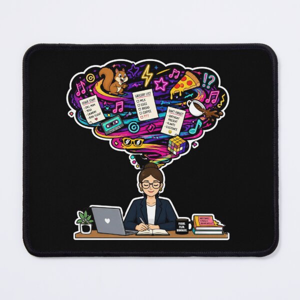 Item preview, My Brain During Meetings Funny ADHD Office Humor designed and sold by Créative touche .