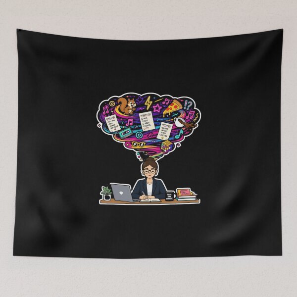 Item preview, My Brain During Meetings Funny ADHD Office Humor designed and sold by Créative touche .