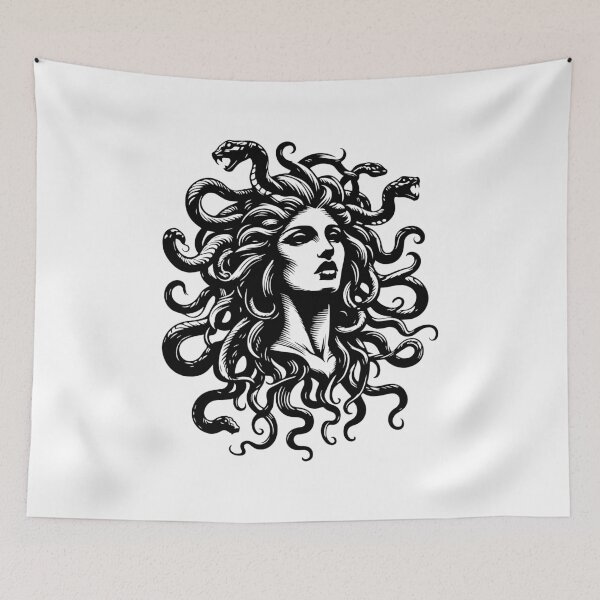 Item preview, Medusa Gorgon Greek Mythology Vintage designed and sold by woodnsheepee.