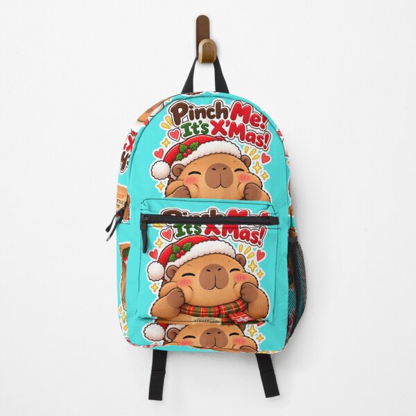 Item preview, PINCH ME! IT'S X'MAS! 2026 BY NAGGINGSTICKERSCO. NAGGING CAPYBARA'S A VERY NAGGING CHRISTMAS! COLLECTION | AQUA Edition | No.01 designed and sold by LaMaisonOfMY.