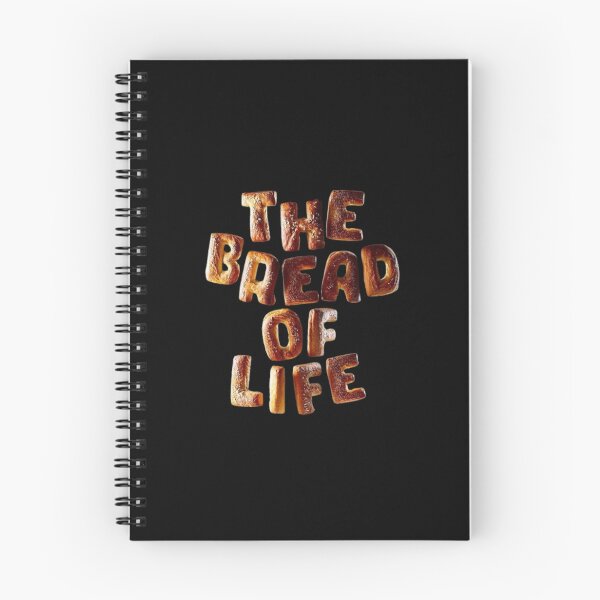 Item preview, The Bread Of Life Baked Bread Letters – Christian Typography Design designed and sold by EatPrayLive.