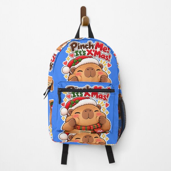 Item preview, PINCH ME! IT'S X'MAS! 2026 BY NAGGINGSTICKERSCO. NAGGING CAPYBARA'S A VERY NAGGING CHRISTMAS! COLLECTION | ELECTRIC BLUE Edition | No.01 designed and sold by LaMaisonOfMY.
