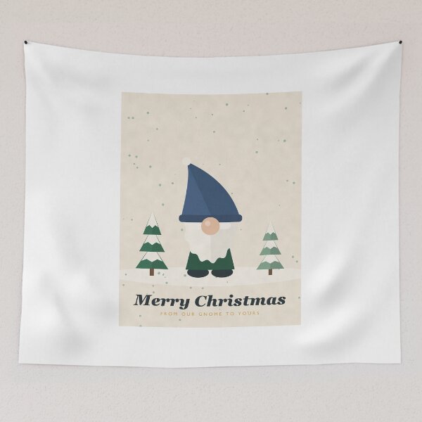 Item preview, Merry Christmas Scandinavian Gnome designed and sold by ChromaLens.