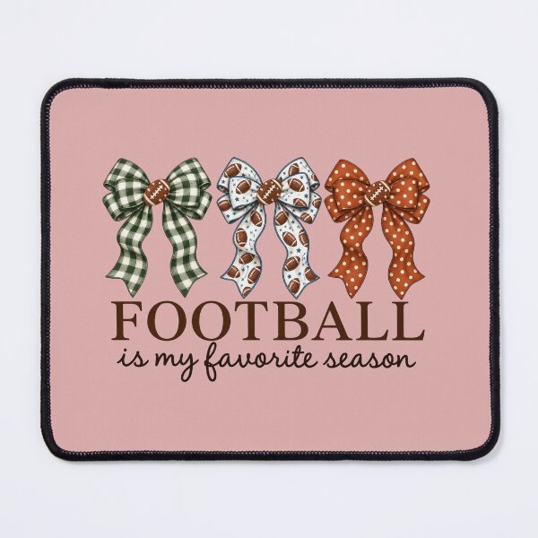 Item preview, Football Is My Favorite Season Coquette Bows Game Day designed and sold by PunPals-Art.