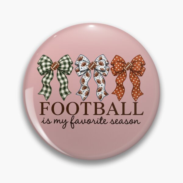 Item preview, Football Is My Favorite Season Coquette Bows Game Day designed and sold by PunPals-Art.