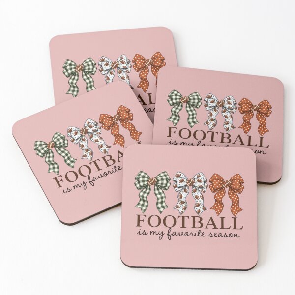 Item preview, Football Is My Favorite Season Coquette Bows Game Day designed and sold by PunPals-Art.
