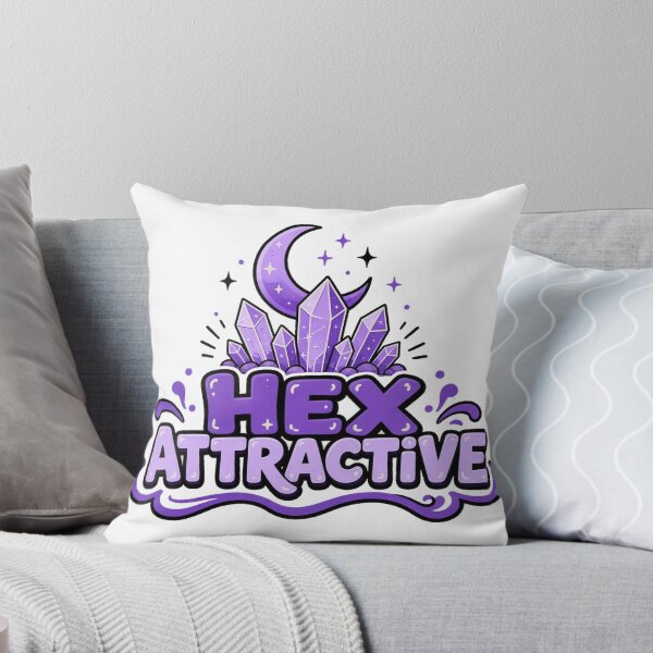 Item preview, Hex Attractive Crystal Moon Witch Humor Tee designed and sold by GSideArtStore.