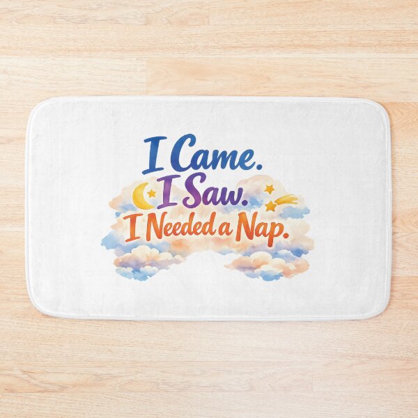 Item preview, I Came, I Saw, I Needed a Nap – Funny Sleep & Lazy Quote designed and sold by Amsafjol.