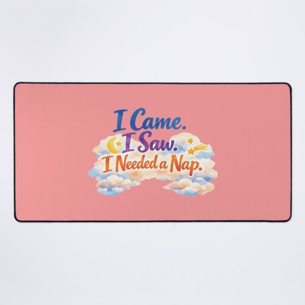 Item preview, I Came, I Saw, I Needed a Nap – Funny Sleep & Lazy Quote designed and sold by Amsafjol.