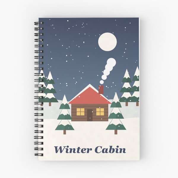 Item preview, Winter Cabin in the Snow Under the Moon designed and sold by ChromaLens.