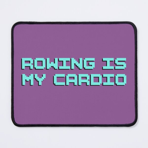 Item preview, Rowing Is My Cardio – Bold Typography Sticker designed and sold by tviyluv.