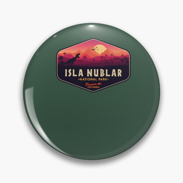 Item preview, Isla Nublar National Park badge Oversized T-Shirt designed and sold by GowanusClub.