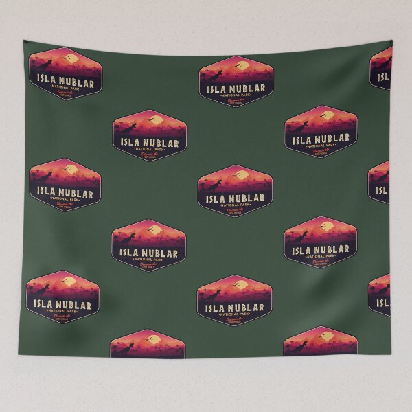 Item preview, Isla Nublar National Park badge Oversized T-Shirt designed and sold by GowanusClub.