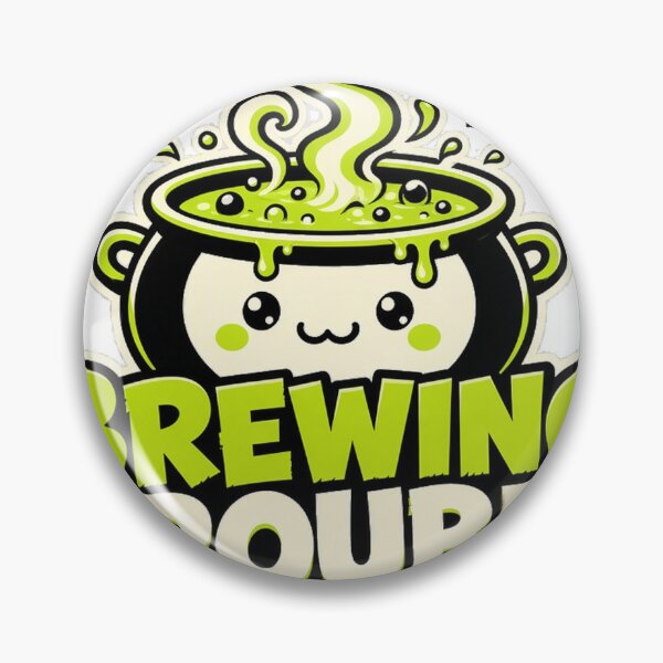 Item preview, Brewing Trouble Cute Cauldron Witch Halloween Tee designed and sold by GSideArtStore.