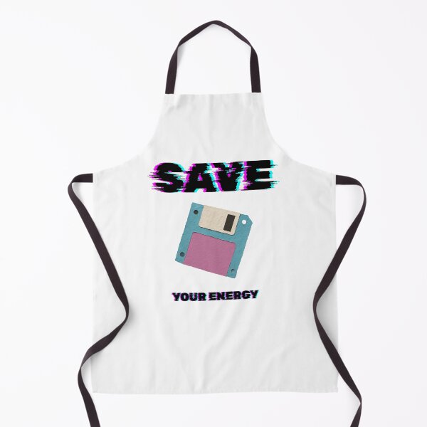 Item preview, Save Your Energy Funny Retro Y2K Floppy Disk designed and sold by Créative touche .