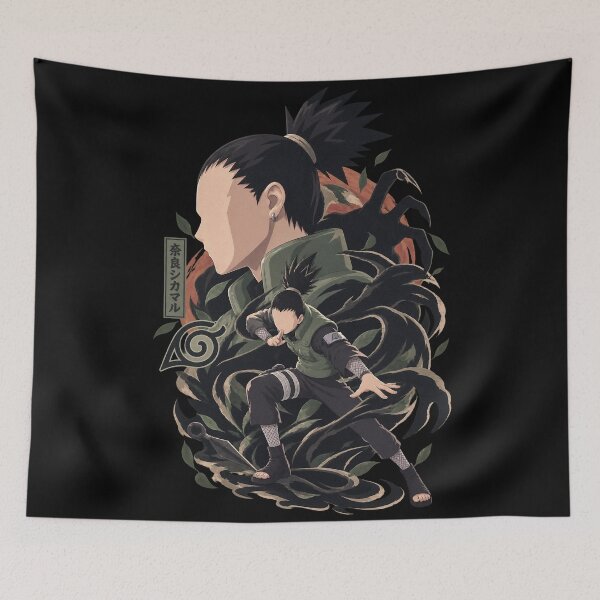 Item preview, Shikamaru Nara Shadow Silhouette – Naruto designed and sold by · GAMING SOUL ·.