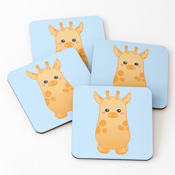 Item preview, Cute Pastel Baby giraffe - Kawaii Chibi illustration designed and sold by Agamaji.