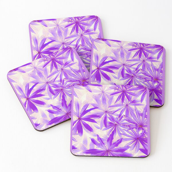 Item preview, Purple Tropical Leaf Pattern designed and sold by Dew Drop Designs.