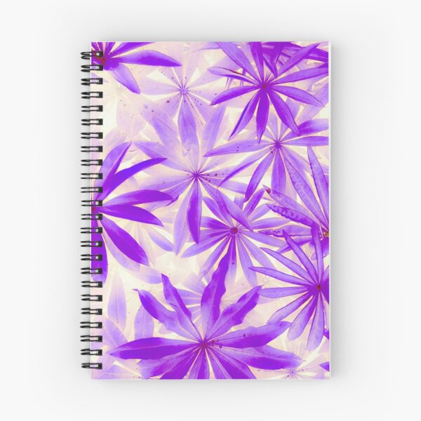 Item preview, Purple Tropical Leaf Pattern designed and sold by Dew Drop Designs.