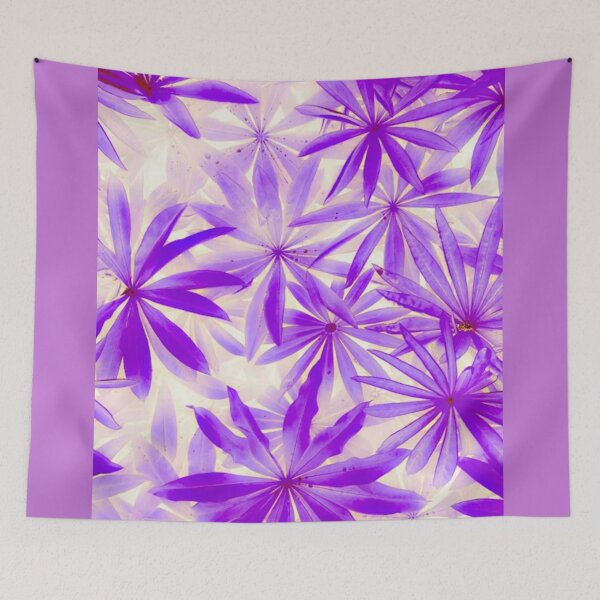 Item preview, Purple Tropical Leaf Pattern designed and sold by Dew Drop Designs.