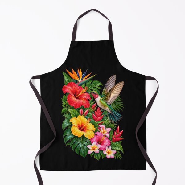 Item preview, Hummingbird in Tropical Garden designed and sold by RockitBaby.