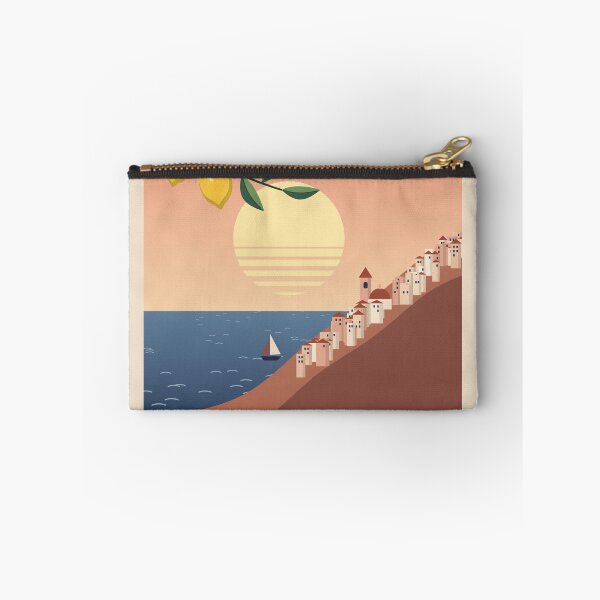 Item preview, Siracusa Sicily Vintage Travel Poster with Lemons designed and sold by ChromaLens.