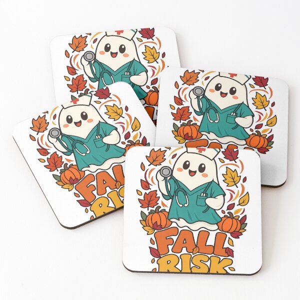 Item preview, Fall Risk Nurse Ghost - Funny Autumn Nurse Humor designed and sold by Cozy Boo Club.