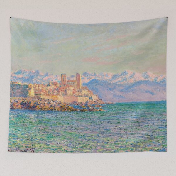 Item preview, Antibes Le Fort by Claude Monet: Coastal Impressionist Fine Art Print designed and sold by artofuniverse.