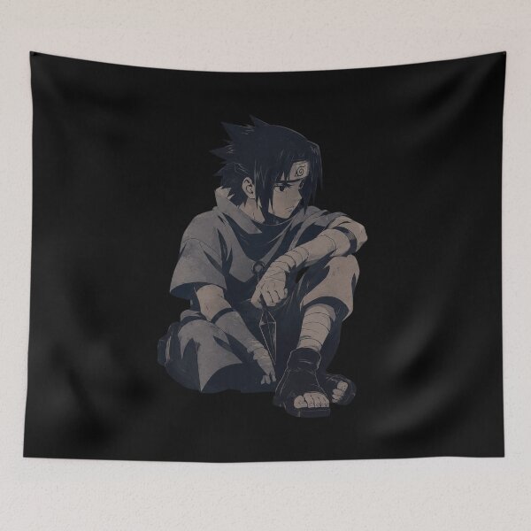 Artikelvorschau, Sasuke Uchiha sitzt entworfen und verkauft von Yetlenownew1959.