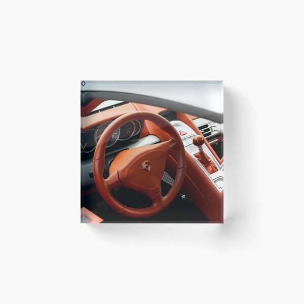 Item preview, Porsche Carrera GT Cognac Leather Interior Detail designed and sold by Peter Kraaibeek Art Gallery.