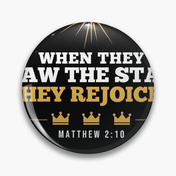 Item preview, When They Saw The Star They Rejoiced Matthew 2:10 Christmas designed and sold by 198tees.
