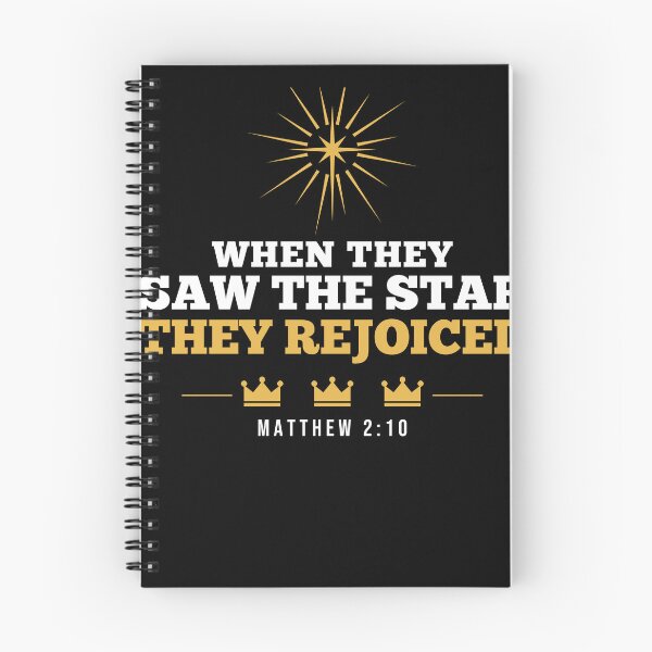 Item preview, When They Saw The Star They Rejoiced Matthew 2:10 Christmas designed and sold by 198tees.