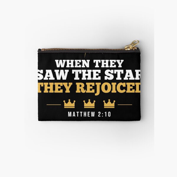 Item preview, When They Saw The Star They Rejoiced Matthew 2:10 Christmas designed and sold by 198tees.