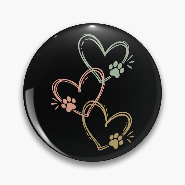 Item preview, Dog Paw Heart, Cute Dog Lover, Pet Lover, Dog Mom, Animal Lover designed and sold by Quiajia.