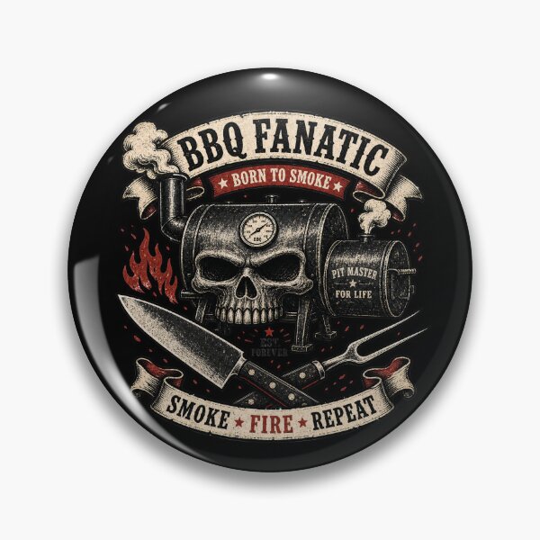 Item preview, BBQ Skull Low and Slow Slogan gift for Barbeque Brisket lovers, cooks & chefs designed and sold by LD ART.