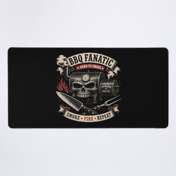 Item preview, BBQ Skull Low and Slow Slogan gift for Barbeque Brisket lovers, cooks & chefs designed and sold by LD ART.